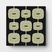 Atomrings Abstraktes Muster Fotoplatte (Vorderseite)