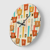 Atomrinne Große Wanduhr (Winkel)