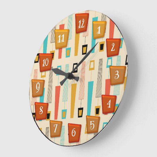 Atomrinne Große Wanduhr (Winkel)