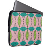 Atomrosa Ogee & Sternexplosion Laptop-Sieb Laptopschutzhülle (Vorne Rechts)