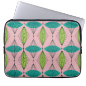 Atomrosa Ogee & Sternexplosion Laptop-Sieb Laptopschutzhülle (Vorderseite)