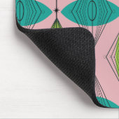 Atomrosa Ogee und Sternexplosion Mousepad (Ecke)