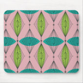 Atomrosa Ogee und Sternexplosion Mousepad (Vorne)