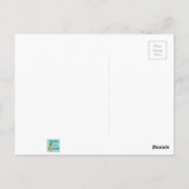 Atomrosa Ogee und Sternexplosionen Postkarte (Rückseite)