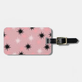 Atomrosa Sternexplosionen Gepäckmarke Gepäckanhänger (Vorderseite horizontal)