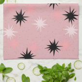 Atomrosa Sternexplosionen Küchentücher (Gefaltet)