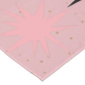 Atomrosa Sternexplosionen Tablette Tischdecke (Schrägansicht)