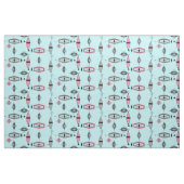 Atomrosa und Grau-Muster Stoff (Yard (91,4 cm))