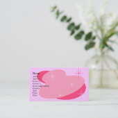 Atomrosa Visitenkarte (Stehend Vorderseite)