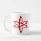 Atomrot Kaffeetasse (Links)
