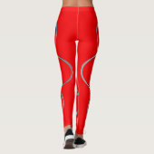 Atomrote Leggings (Rückseite)