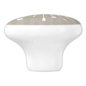 Atomschneeflocke Sternexplosion Sputnik MCM Kerami Keramikknauf (Seitenansicht)