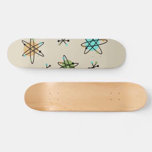 Atomskateboard aus der Mitte des Jahrhunderts Skateboard (Horizontal)