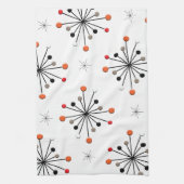 Atomsphere Star Burst Retro Patern Geschirrtuch (Vertikal)