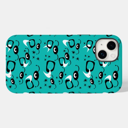 Atomspinnen Case-Mate iPhone Hülle (Rückseite (Horizontal))