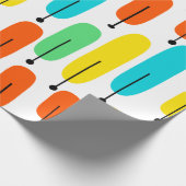 Atomspuren Geschenkpapier (Ecke)