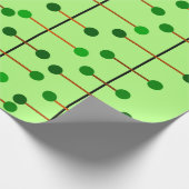 Atomspuren Geschenkpapier (Ecke)