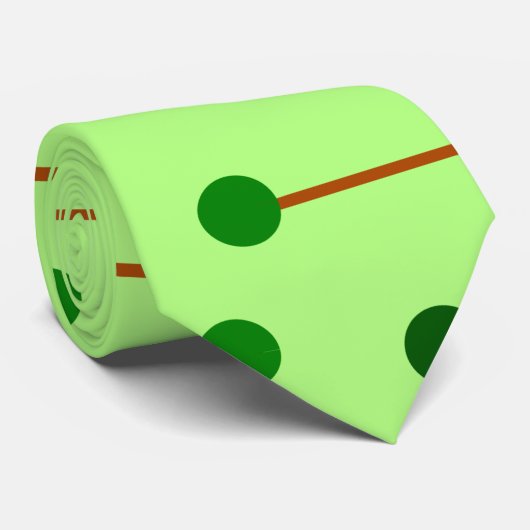 Atomspuren Krawatte (Gerollt)