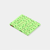 Atomspuren post-it klebezettel (angewinkelt)