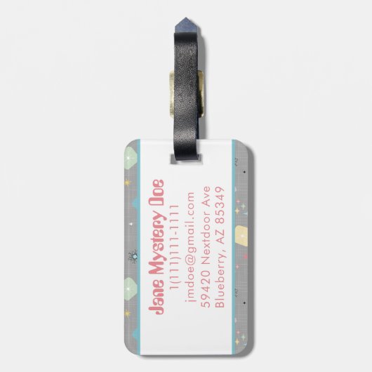 Atomstähle rückwärts gepäckanhänger (Rückseite vertikal)