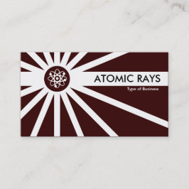 Atomstämme - braun visitenkarte