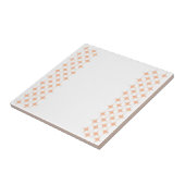 Atomstarburst-Glanz Retro-Pfirsich-Fuzz-Muster Fliese (Seite)
