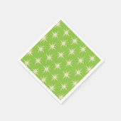 Atomstars aus der Mitte des Jahrhunderts auf dem g Serviette (Ecke)