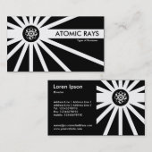 Atomstrahl Visitenkarte (Vorne/Hinten)