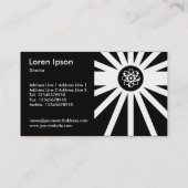 Atomstrahl Visitenkarte (Rückseite)