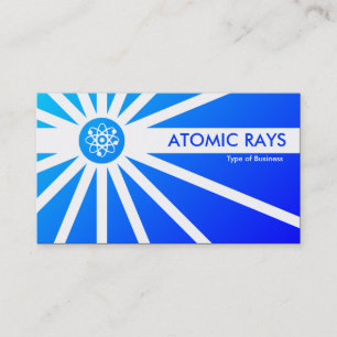 Atomstraßen - blau schattiert visitenkarte