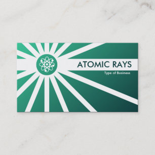 Atomstraßen - grün schattiert visitenkarte