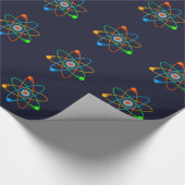 Atomstruktur 2 geschenkpapier (Ecke)