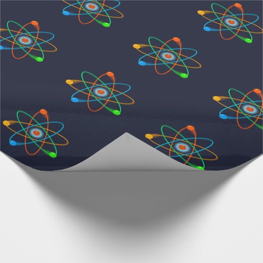 Atomstruktur 2 geschenkpapier (Ecke)