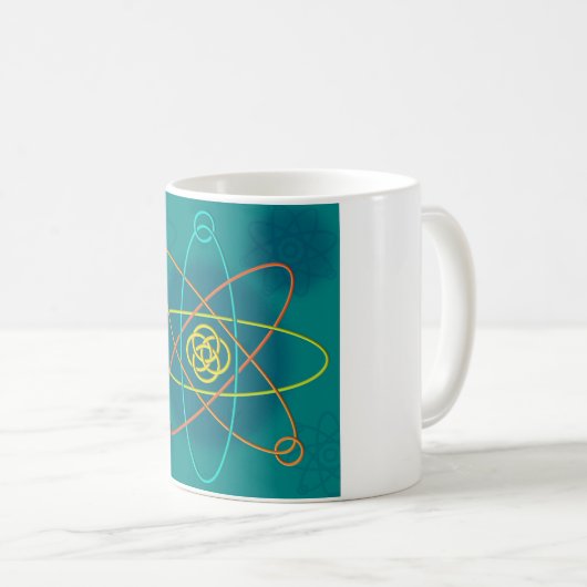 Atomstruktur Kaffeetasse (VorderseiteRechts)