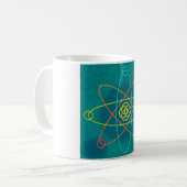 Atomstruktur Kaffeetasse (Vorderseite Links)