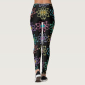 Atomstruktur-Muster Cool Science Leggings (Rückseite)