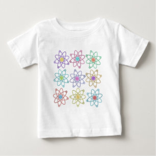 Atomstruktur Muster Wissenschaft Baby T-shirt