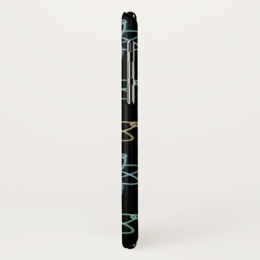 Atomstrukturmuster Case-Mate iPhone Hülle (Hinten/Links)