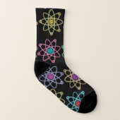 Atomstrukturmuster Socken (Rechts - Außen)