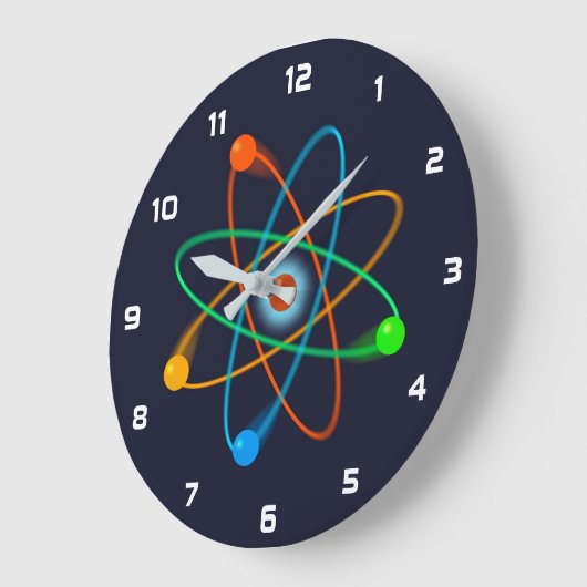 Atomstrukturwissenschaft Große Wanduhr (Winkel)