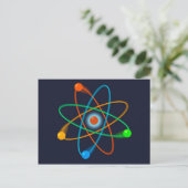 Atomstrukturwissenschaft Postkarte (Stehend Vorderseite)