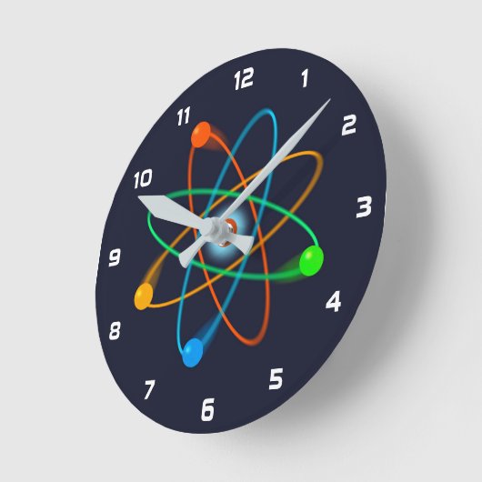 Atomstrukturwissenschaft Runde Wanduhr (Winkel)