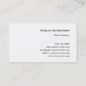 Atomsymbol auf rosa Hintergrund Visitenkarte (Rückseite)