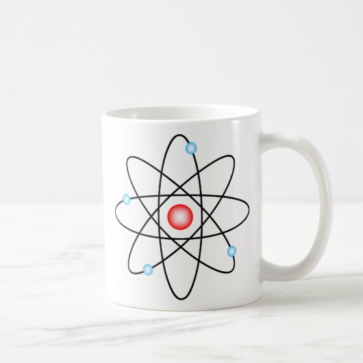 Atomsymbol Kaffeetasse (Rechts)