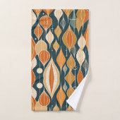 Atomtropfen aus dem Mittelalter Ocker Moderner Ret Badhandtuch Set (Handtuch)