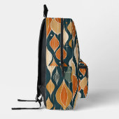 Atomtropfen aus dem Mittelalter Ocker Modernes Ret Bedruckter Rucksack (Links)