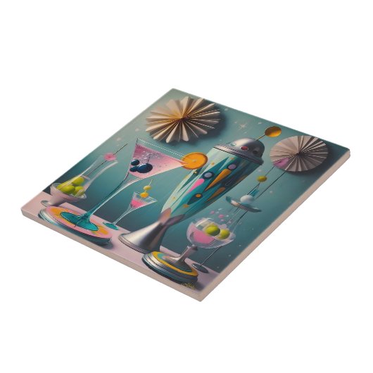 Atomukleumentwicklungszeit aus dem Mittelalter Fliese (Seite)