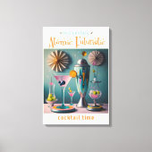 Atomukleumentwicklungszeit aus dem Mittelalter Leinwanddruck (Vorderseite)