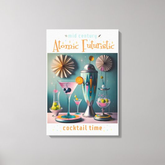 Atomukleumentwicklungszeit aus dem Mittelalter Leinwanddruck (Vorderseite)