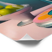 Atomukleumentwicklungszeit aus dem Mittelalter Poster (Ecke)